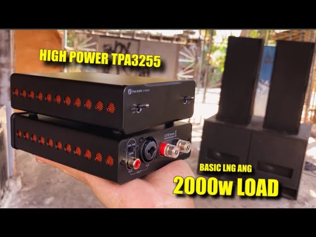 MINI Power Amplifier na Sing Lakas ng Malalaking Power Amplifier | Fosi Audio V3 Mono