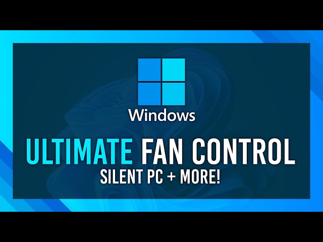 Quieter PC for FREE with Fan Control | Control CPU/Case Fans Easily!