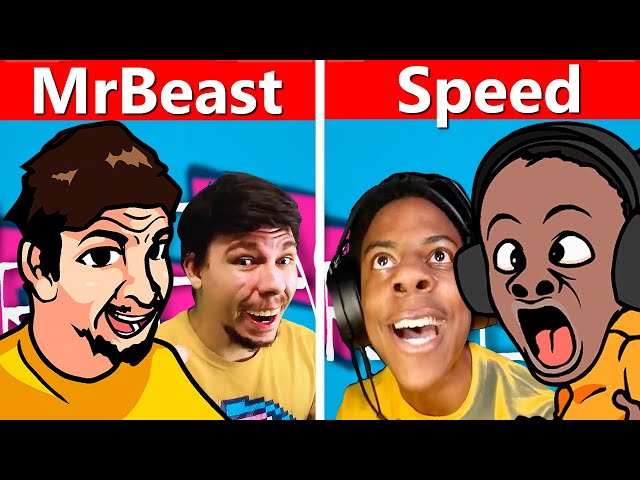 MrBeast Memes Vs IShowSpeed 2D vs 3D | Attack of the Killer Beast Original Vs FNF