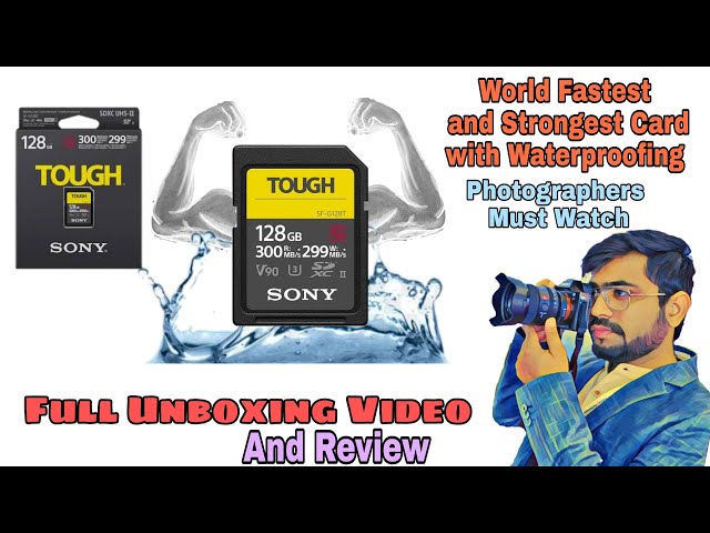Sony New Tough SD Card Full Unboxing and Review | Really Worth To Buy