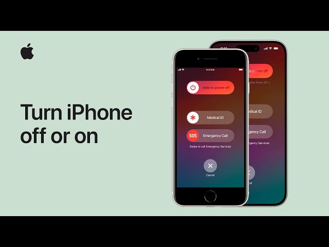 How to turn iPhone off or on | Apple Support