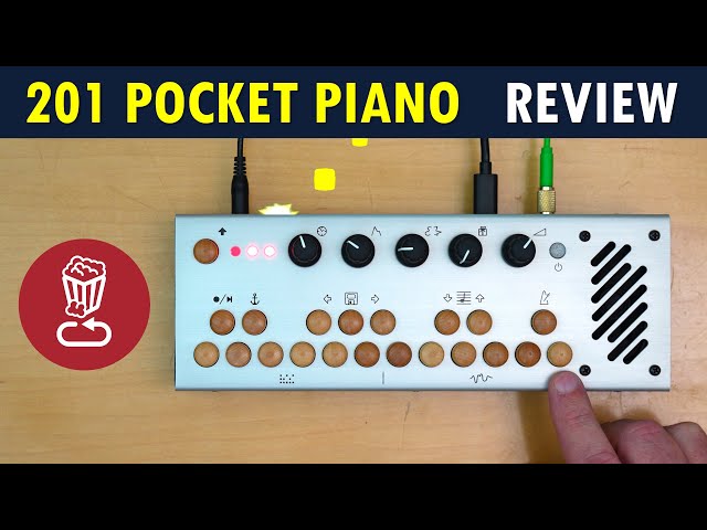 201 Pocket Piano // a minimalist synth that's infinitely tweakable // review & tutorial