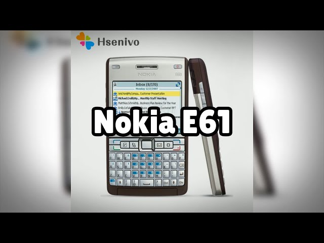 Photos of the Nokia E61 | Not A Review!