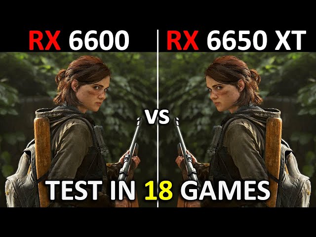 RX 6600 vs RX 6650 XT | Test in 18 Games | 1080p | Which One is Better? 🤔 | 2024