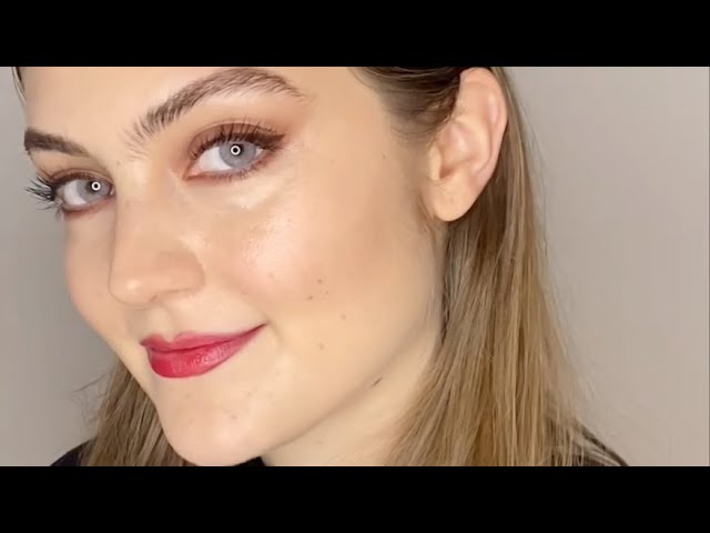 Brown Eyeshadow + Pink Lips (Makeup Ideas For Blue Eyes) | Ana B. Makeup