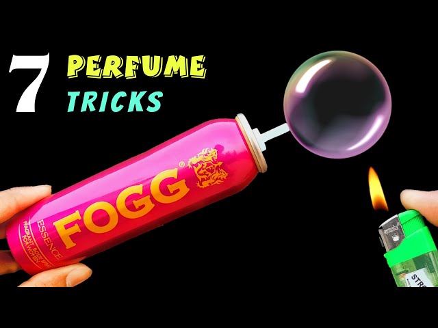 7 Awesome Perfume Tricks || Science Experiments With Perfume