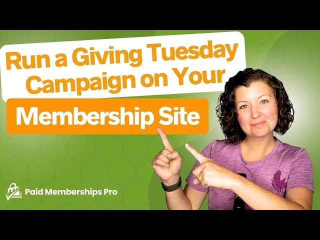 How I'd Run a Giving Tuesday Campaign on my Membership Site