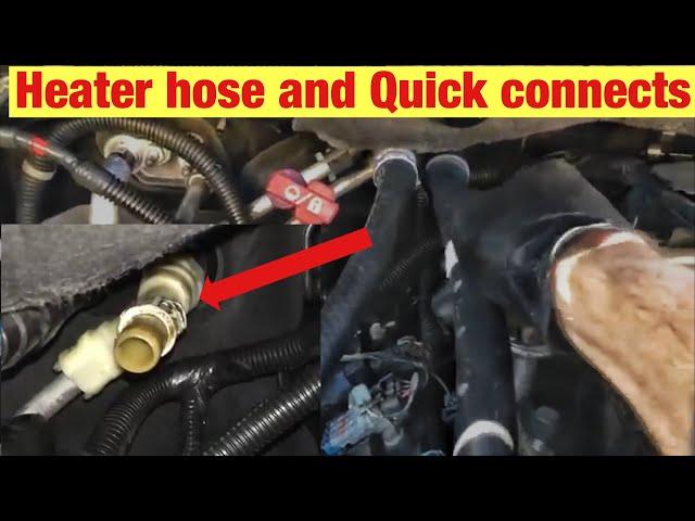 How To Replace The Heater Hoses And Adapters On A 2000-2007 GMC Yukon/Chevy Suburban