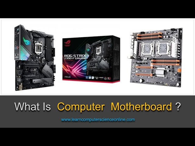 What Is Computer Motherboard ? | Beginners Guide To Motherboard Parts