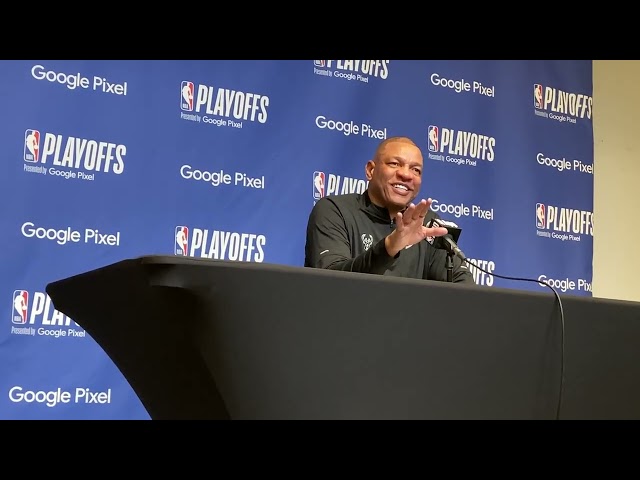 Bucks postgame: Doc Rivers reacts to 115-92 win over Pacers in Game 5 of playoff series