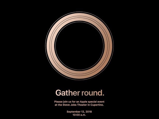 Apple Announces September 12th Event: iPhone XS, Apple Watch 4, and More