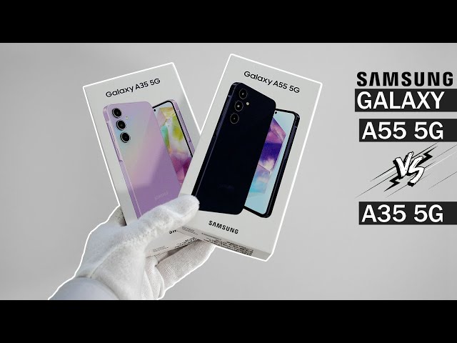 Samsung Galaxy A55 5G Vs A35 5G Unboxing and Camera Test I ASMR