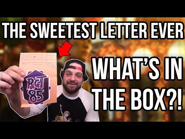 The SWEETEST Letter EVER! | RGT 85 What's in the BOX?!