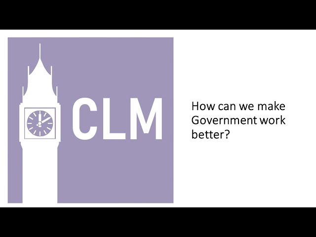 Q&A: How can we make Government work better?