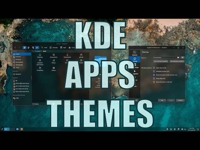 KDE APP THEMING with KVANTUM!