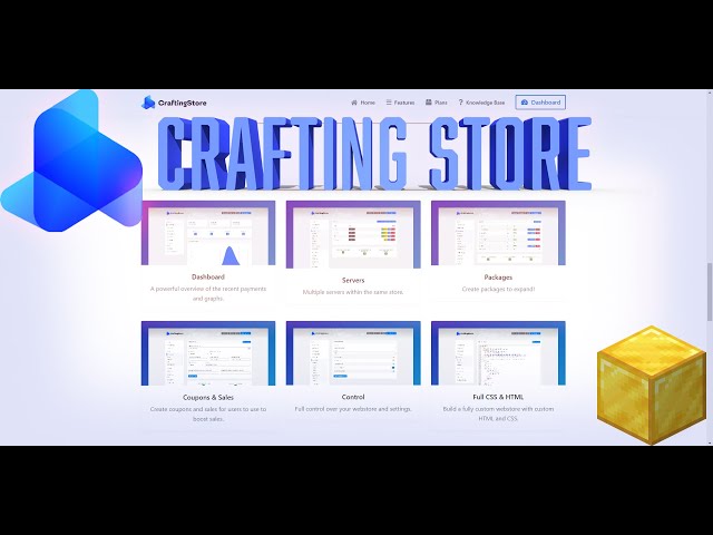 Minecraft Webstore - CraftingStore Showcase
