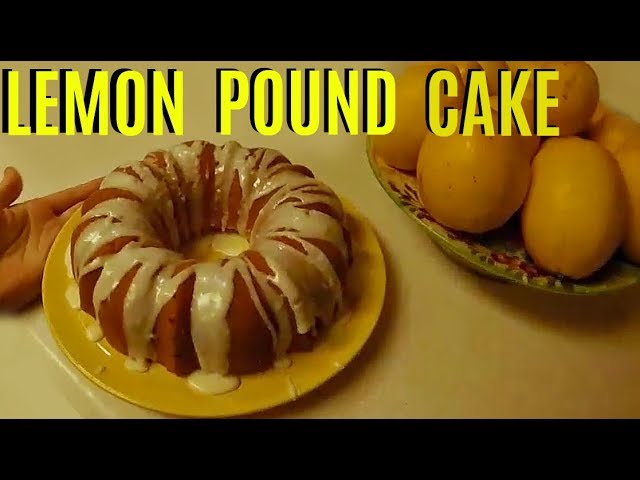 Super Moist Lemon Pound Cake Recipe -Jonny DIY