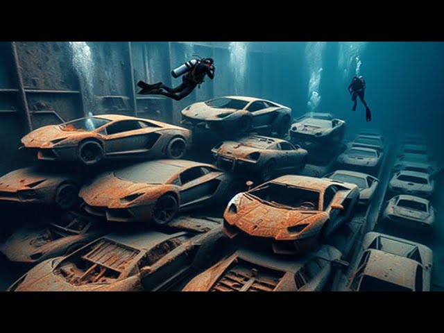 4000+ LUXURY CARS FOUND IN THE WORLD'S LARGEST CARGO SHIP SUNK UNDER THE OCEAN!