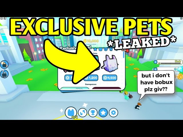 ROBUX EXCLUSIVE *LEAKS* for Pet Simulator X