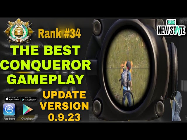 PUBG NEW STATE BEST CONQUEROR GAMEPLAY YOU WILL EVER WITNESS AFTER NEW UPDATE 0.9.23
