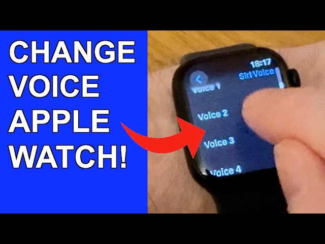 How to Change Siri Voice on Apple Watch 9