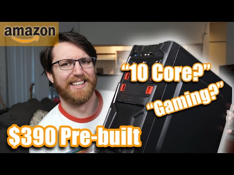 I bought the cheapest "gaming" pre-built PC on Amazon.com