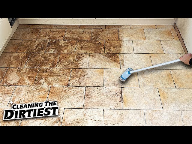 I Cleaned The World's DIRTIEST Tile Floor!