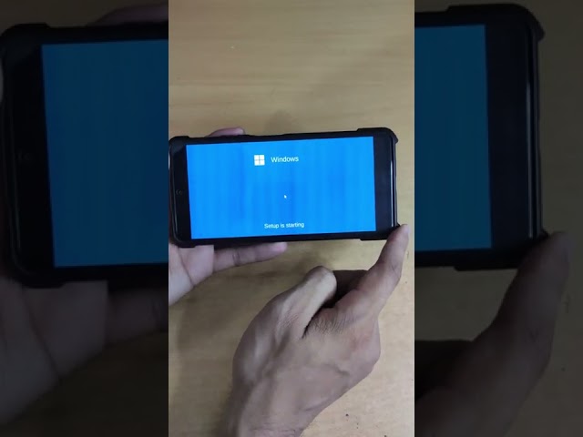 How To install Windows 11 on Smartphone #shorts #windows11