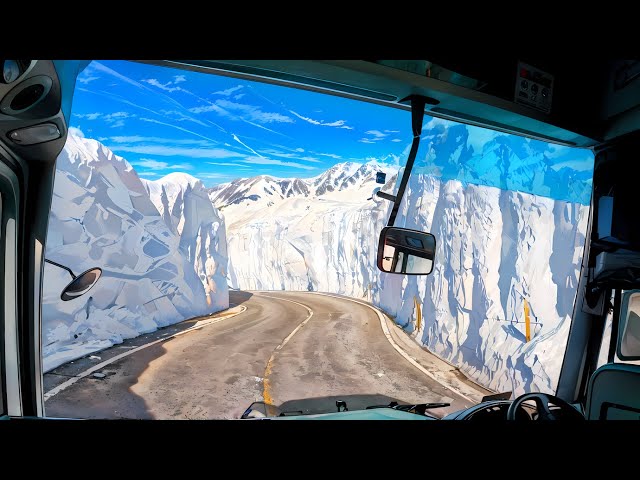 Completing Tateyama Kurobe Alpine Route Through The Highest Snow Wall In Japan