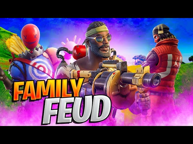 FORTNITE FAMILY FEUD - Me Vs. My Family In A CUSTOM Solo Match! (Episode #2)