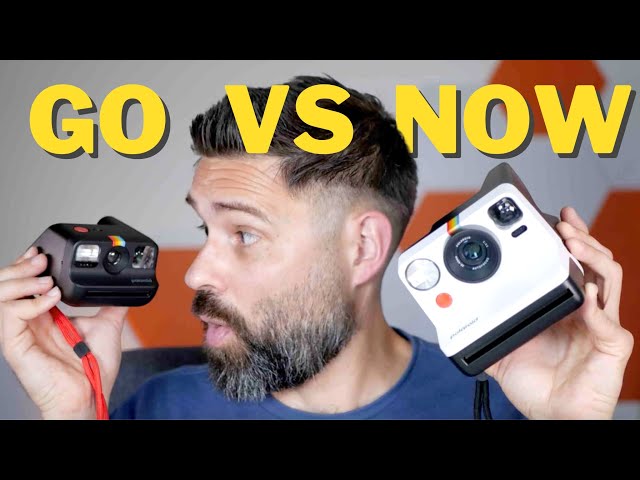 Compared - Polaroid Go vs Now Instant Cameras
