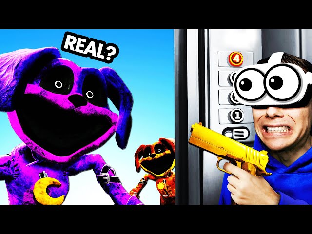 FAKE vs REAL DOGDAY (VR Elevator)
