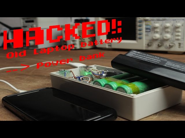 HACKED!: Old laptop battery becomes a Power bank