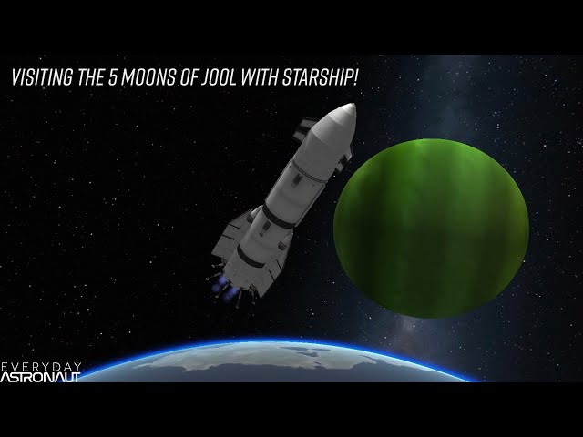 (Attempted to) Visit the 5 moons of Jool with Starship! (Kerbal Space Program)