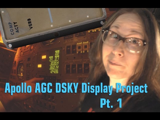 Apollo AGC DSKY Display Project, Pt.1