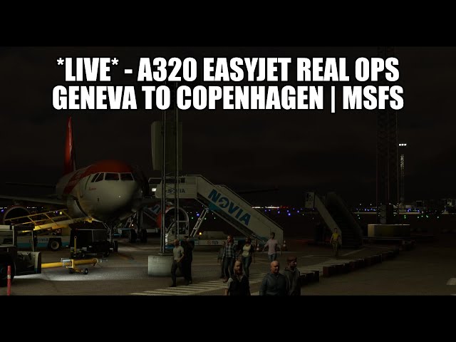 🔴 LIVE: A320 Real Ops Flight - Geneva to Copenhagen | Fenix, VATSIM & MSFS 2020