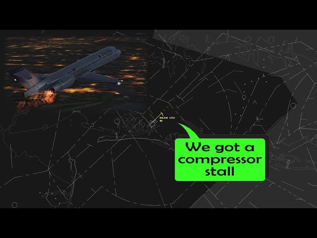 [REAL ATC] Delta B717 suffers ENGINE COMPRESSOR STALL at JFK!