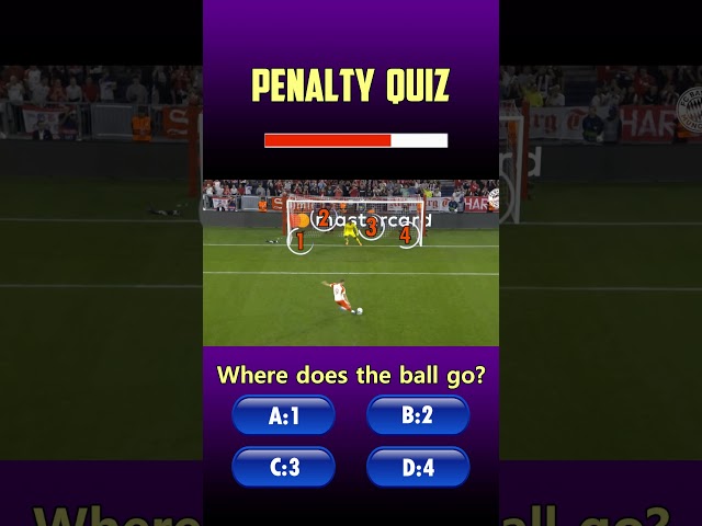 Where does Harry Kane's penalty go? | Penalty Quiz #58 #footballquiz #footballshorts #football