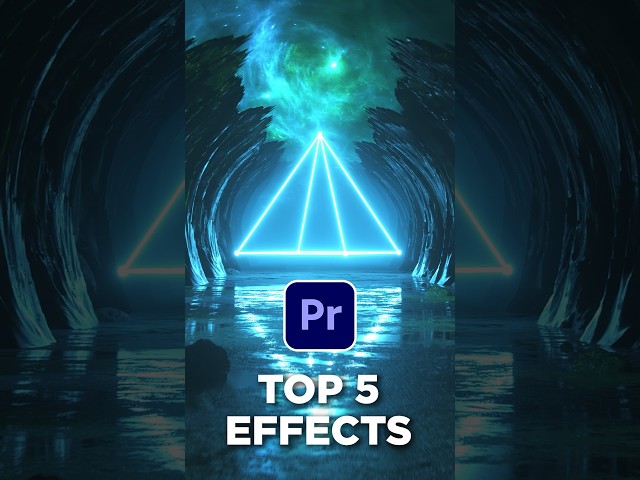 Top 5 Best Effects in Premiere Pro #premierepro