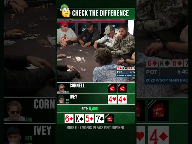 Difference Phil Ivey 38 #poker