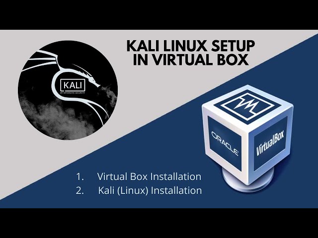How to Install Kali (VirtualBox image) in VirtualBox on Windows 10, Install Kali in VirtualBox