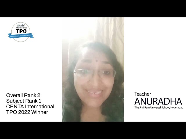 Anuradha TPO2022 WINNER