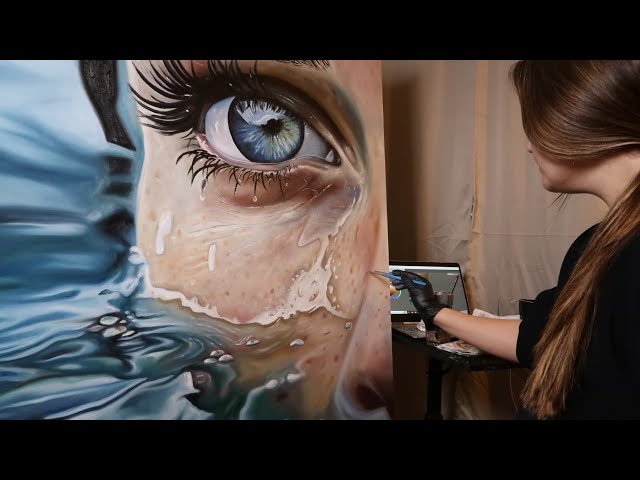 Hyper Realistic Painting Time Lapse - “Resurface”