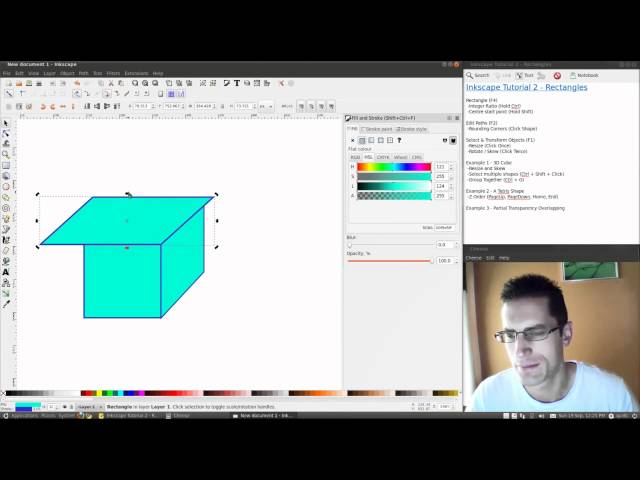Inkscape Tutorial 2 - Shapes - Drawing Rectangles