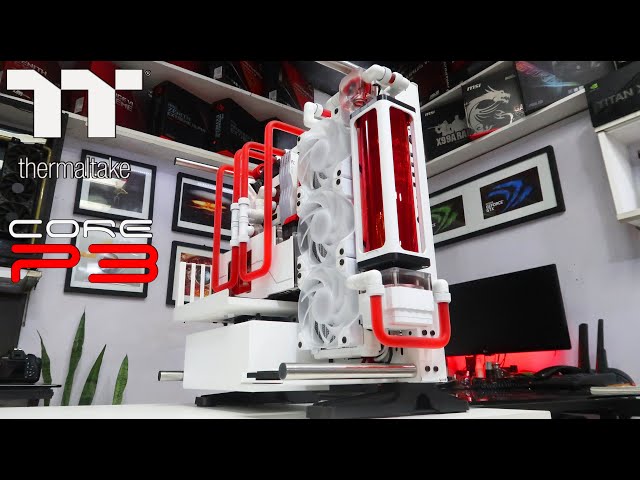 Custom Pc Build #76  " Red Mist " Gaming, Streaming PC on a Thermaltake Core P3.