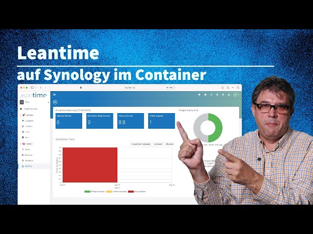 Leantime im Synology Container Manager installieren & ausprobieren
