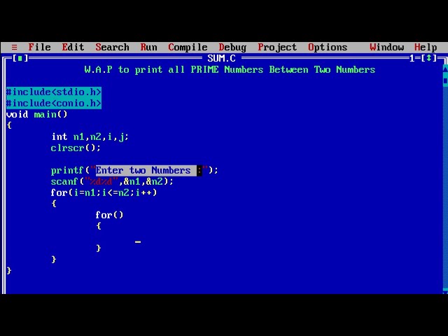 C Program to Print all Prime Numbers between Two Numbers | Learn Coding