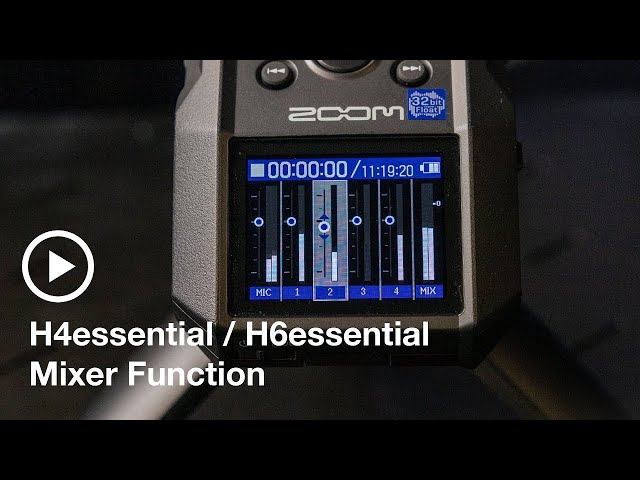 Using the H4essential and H6essential Mixer Function