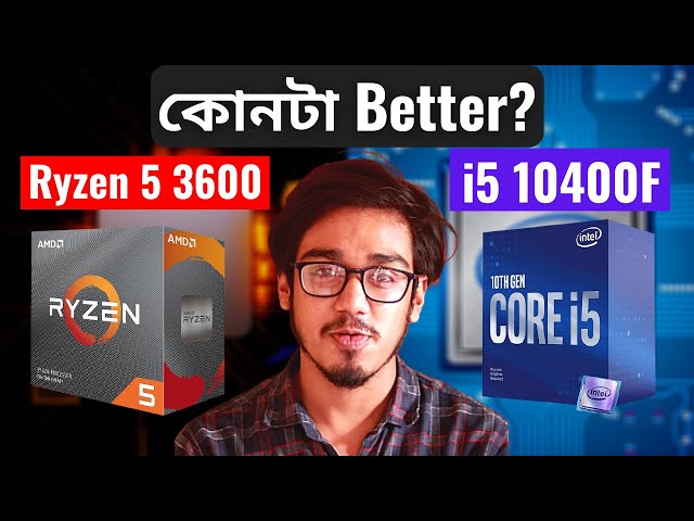 Ryzen 5 3600 vs Intel Core i5 10400F | Which Processor To Buy In 2021? |  i5 10400F vs Ryzen 5 3600!