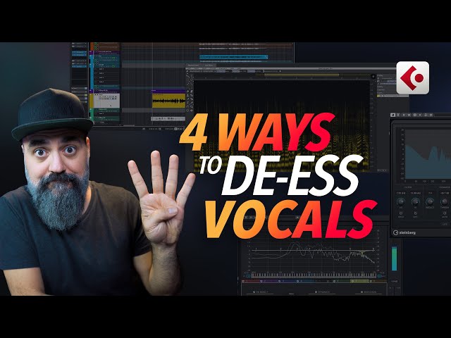 Cubase 11 Vocal Mixing - 4 Ways To De-ess Vocals